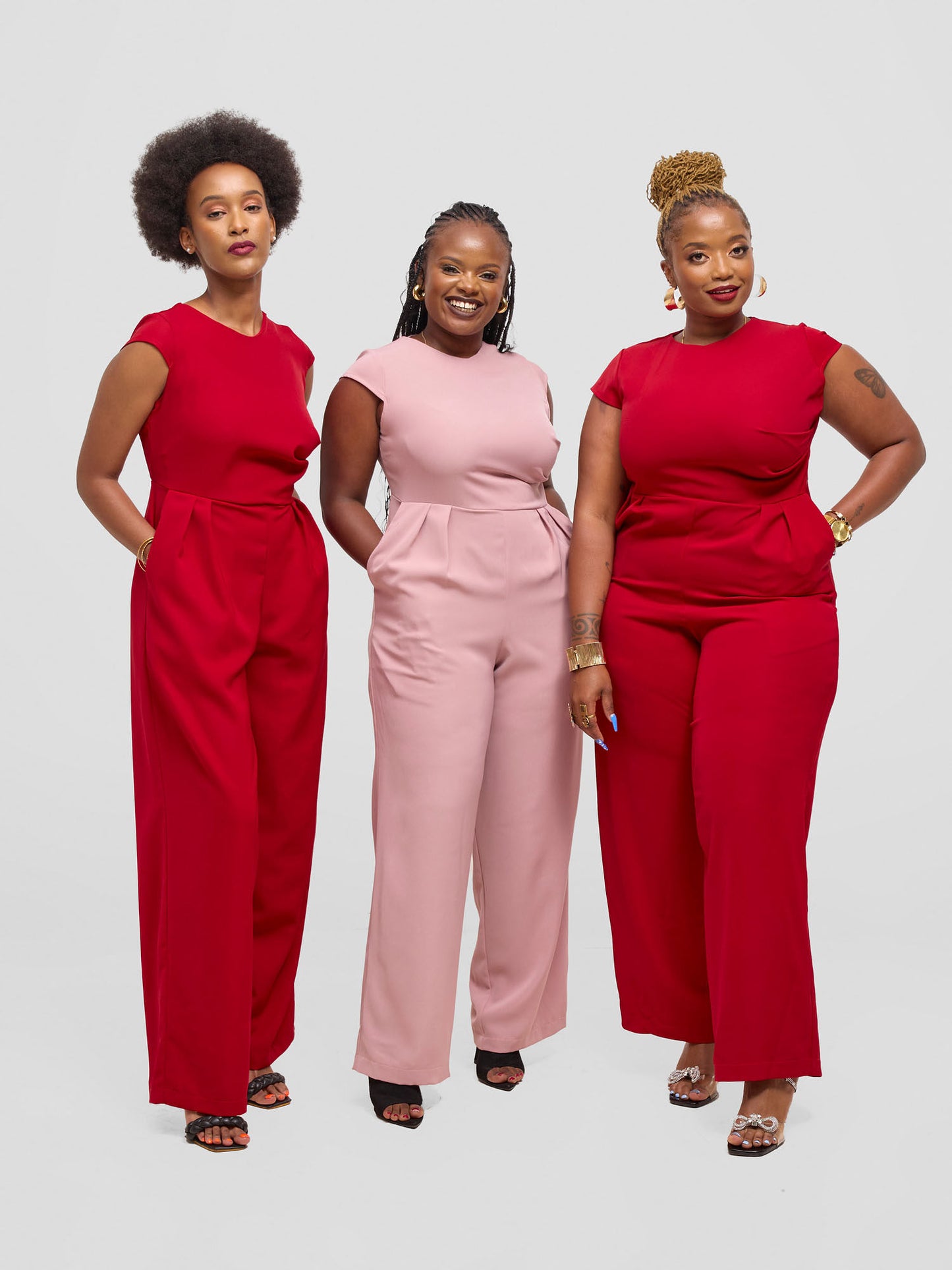 Athena Jumpsuit - Nude