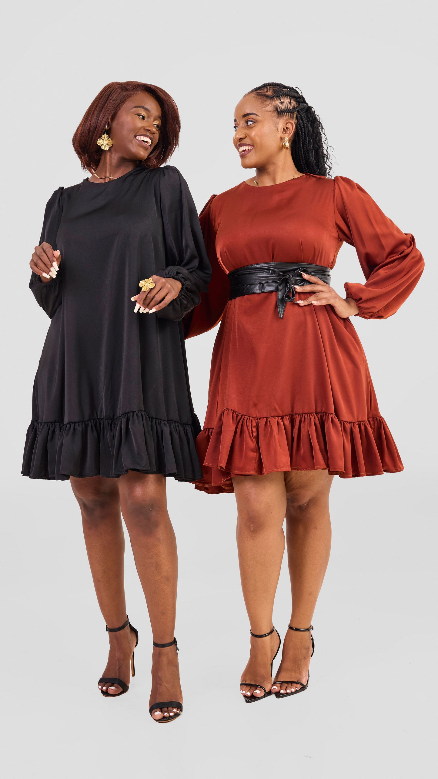 Valerie Shift Dress - Black