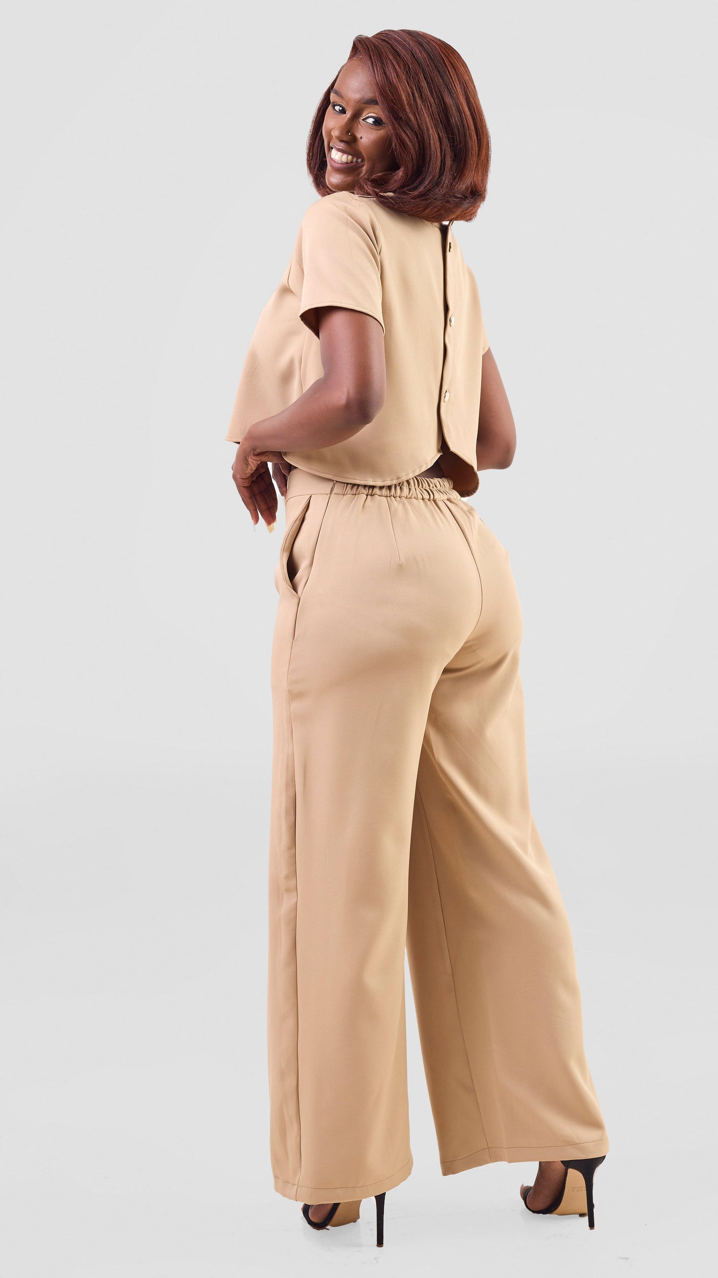 Zaria Two Piece Set - Beige