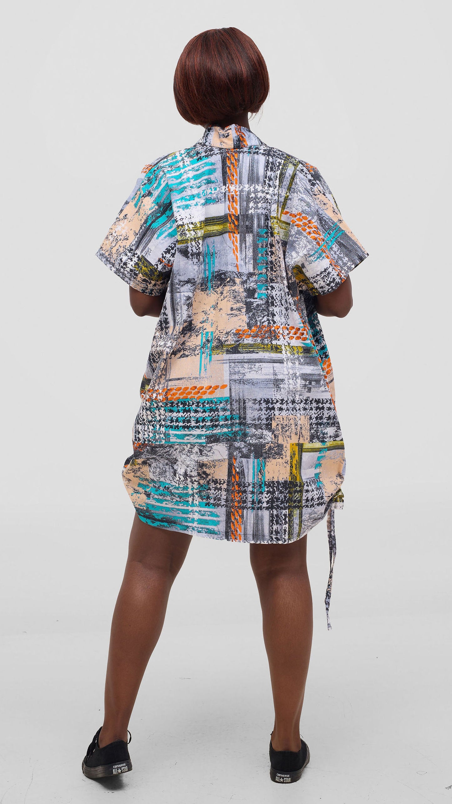 Asiya Pant Set - Abstract Short Set Print