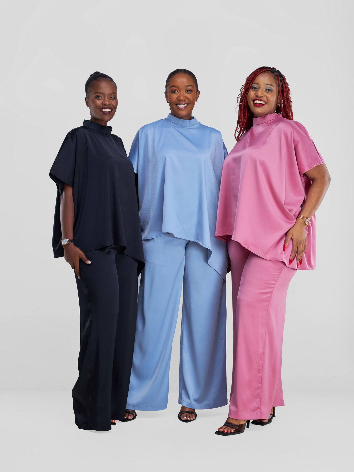 Ellie Two Piece Set - Blush Pink (Pants Only)