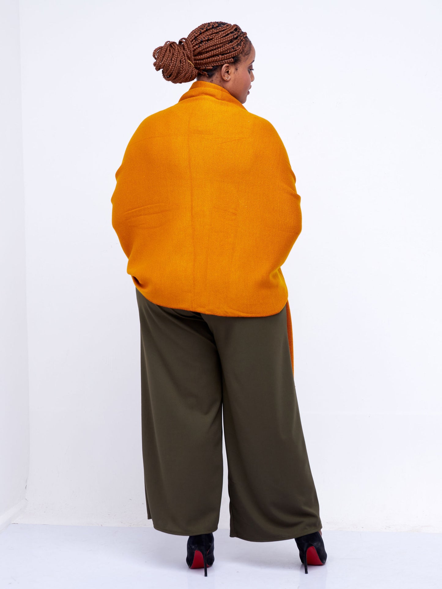 Elsie Glamour Zahra Hygge Shawl-Mustard