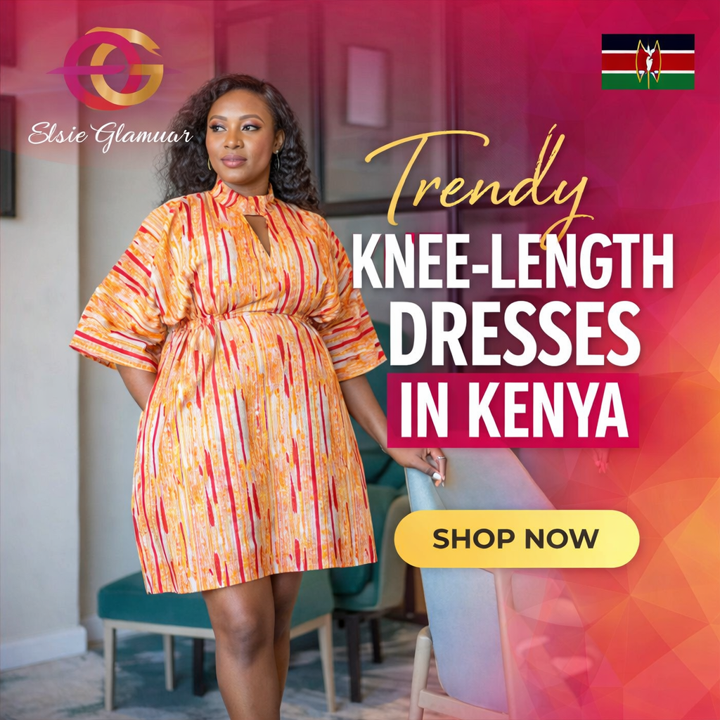 Trendy Knee-Length Dresses in Kenya | Elsie Glamour