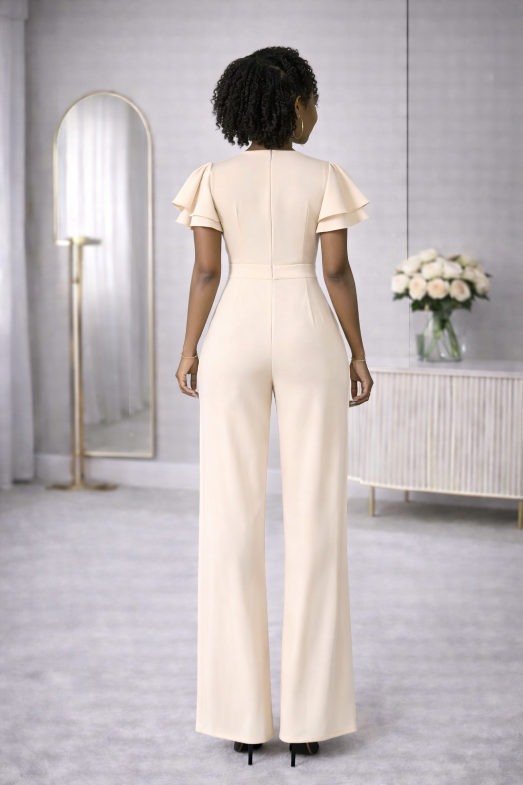 Ela Offcial Jumpsuit - Nude