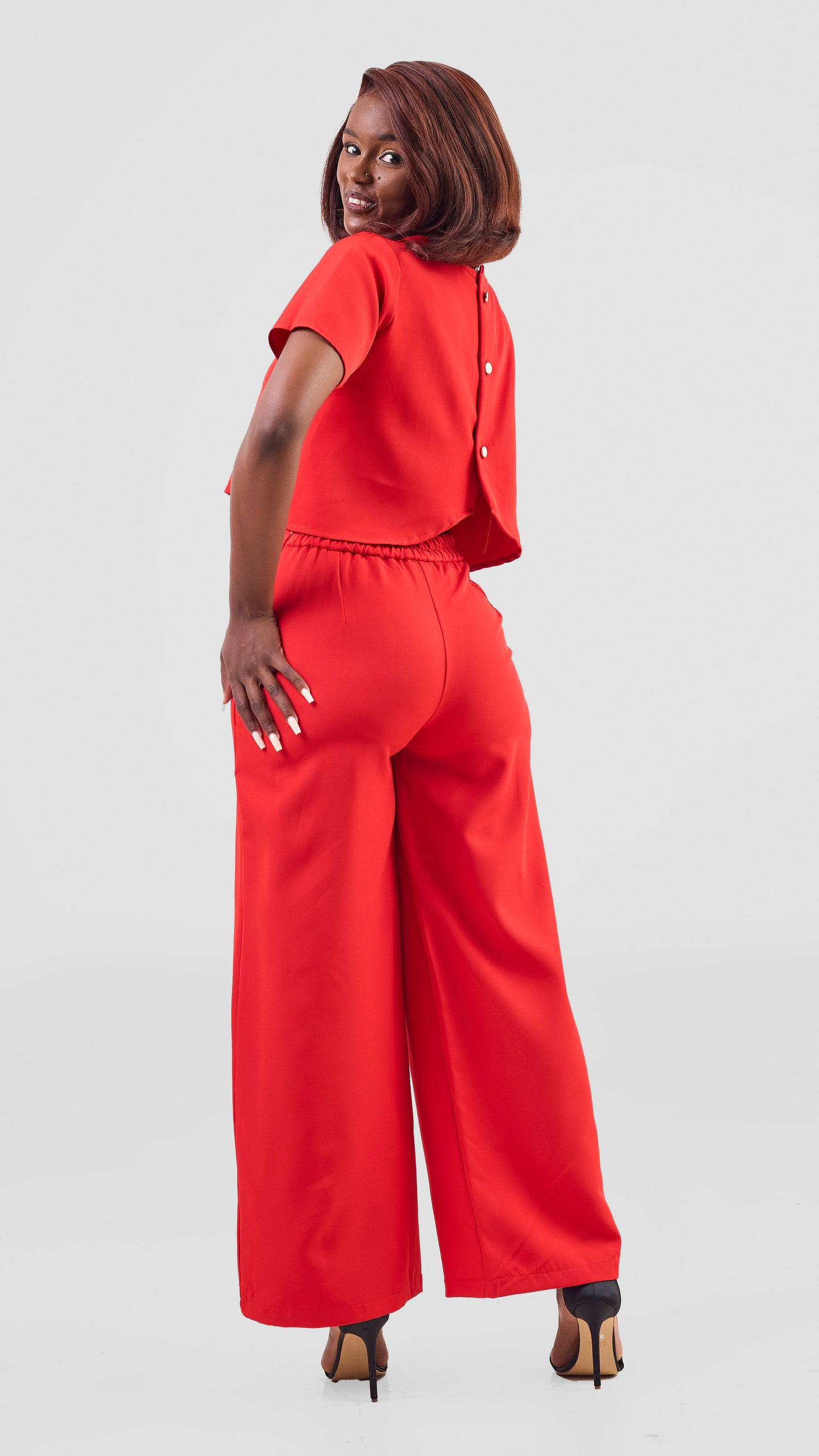 Zaria Two Piece Set - Red