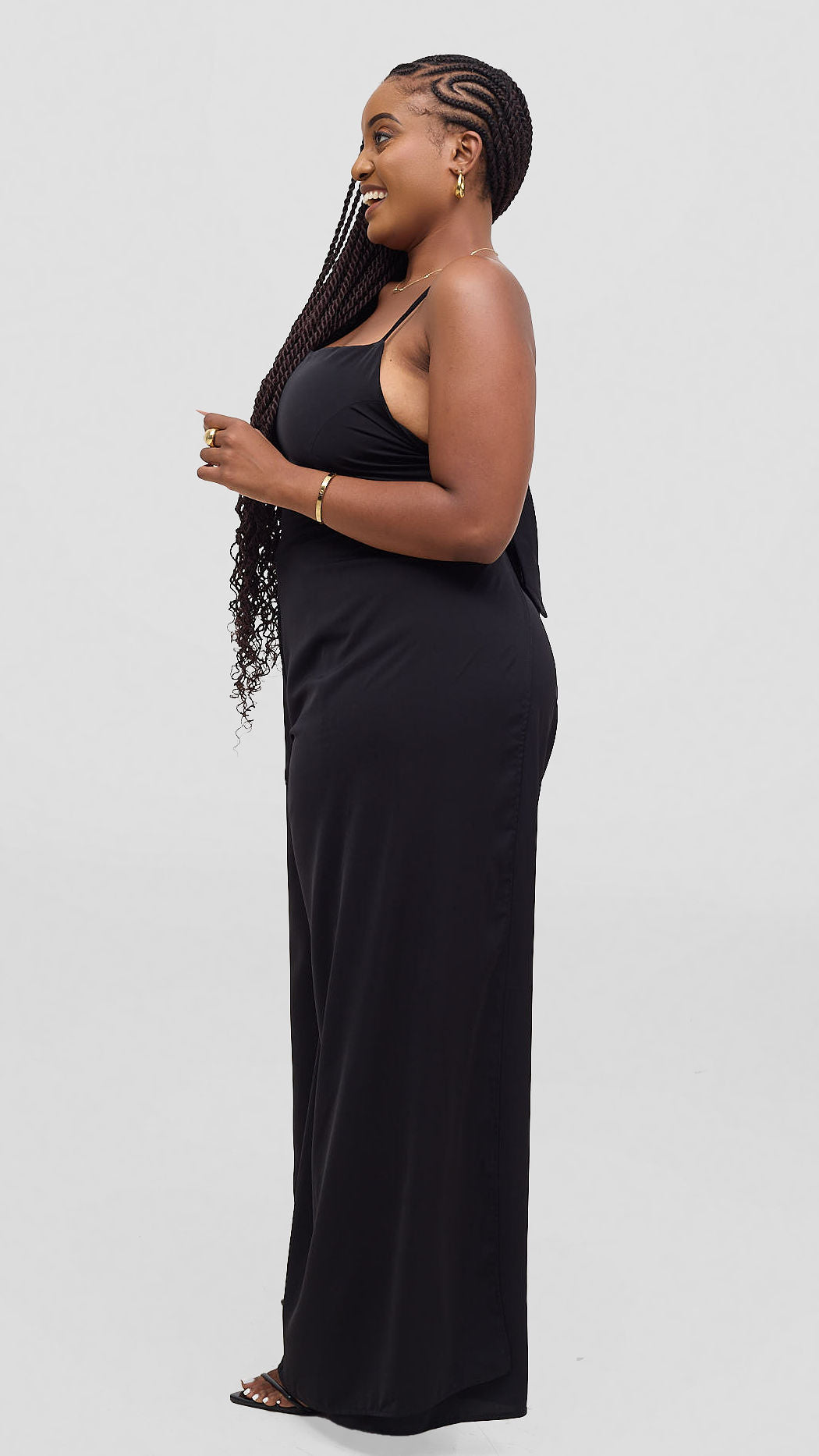 Amara Wrap Jumpsuit - Black