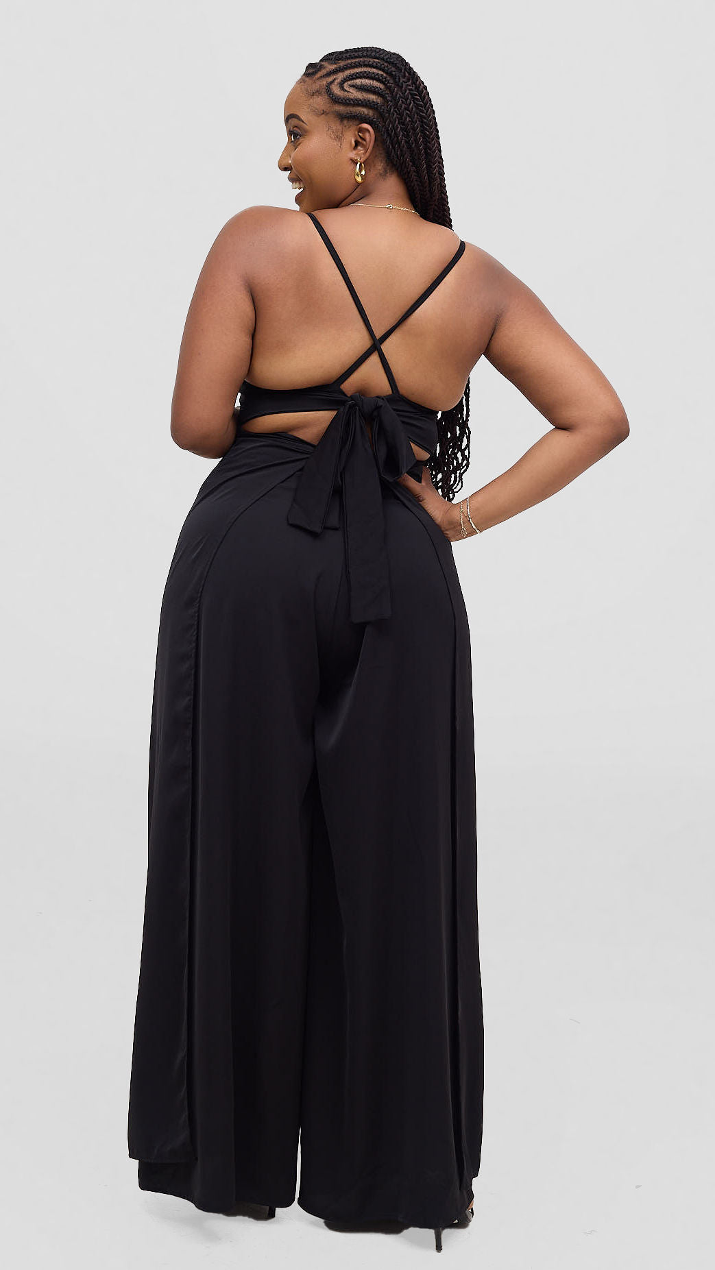 Amara Wrap Jumpsuit - Black