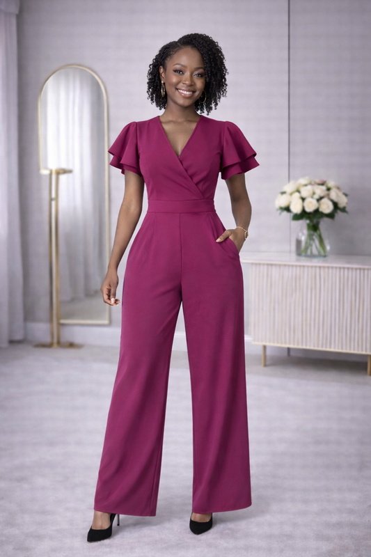 Ela Offcial Jumpsuit - Blackcurrent