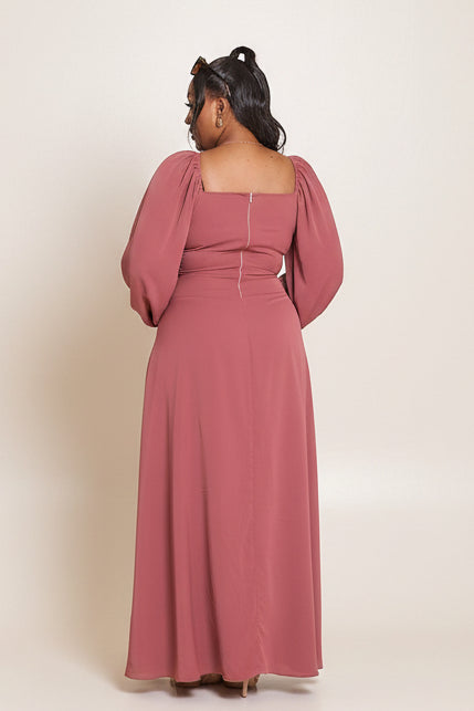 Allure Maxi Dress - Mauve Pink