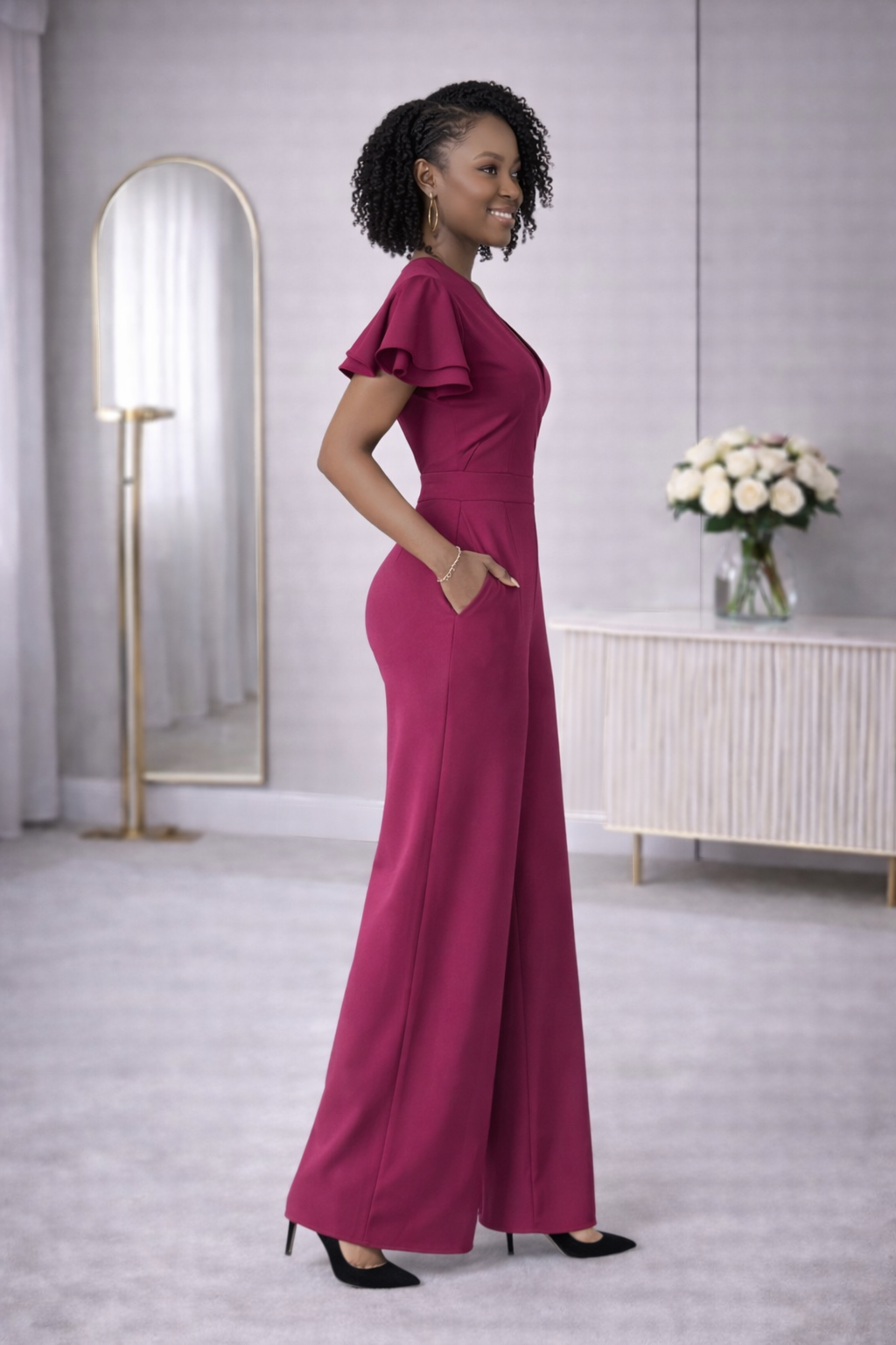 Ela Offcial Jumpsuit - Blackcurrent