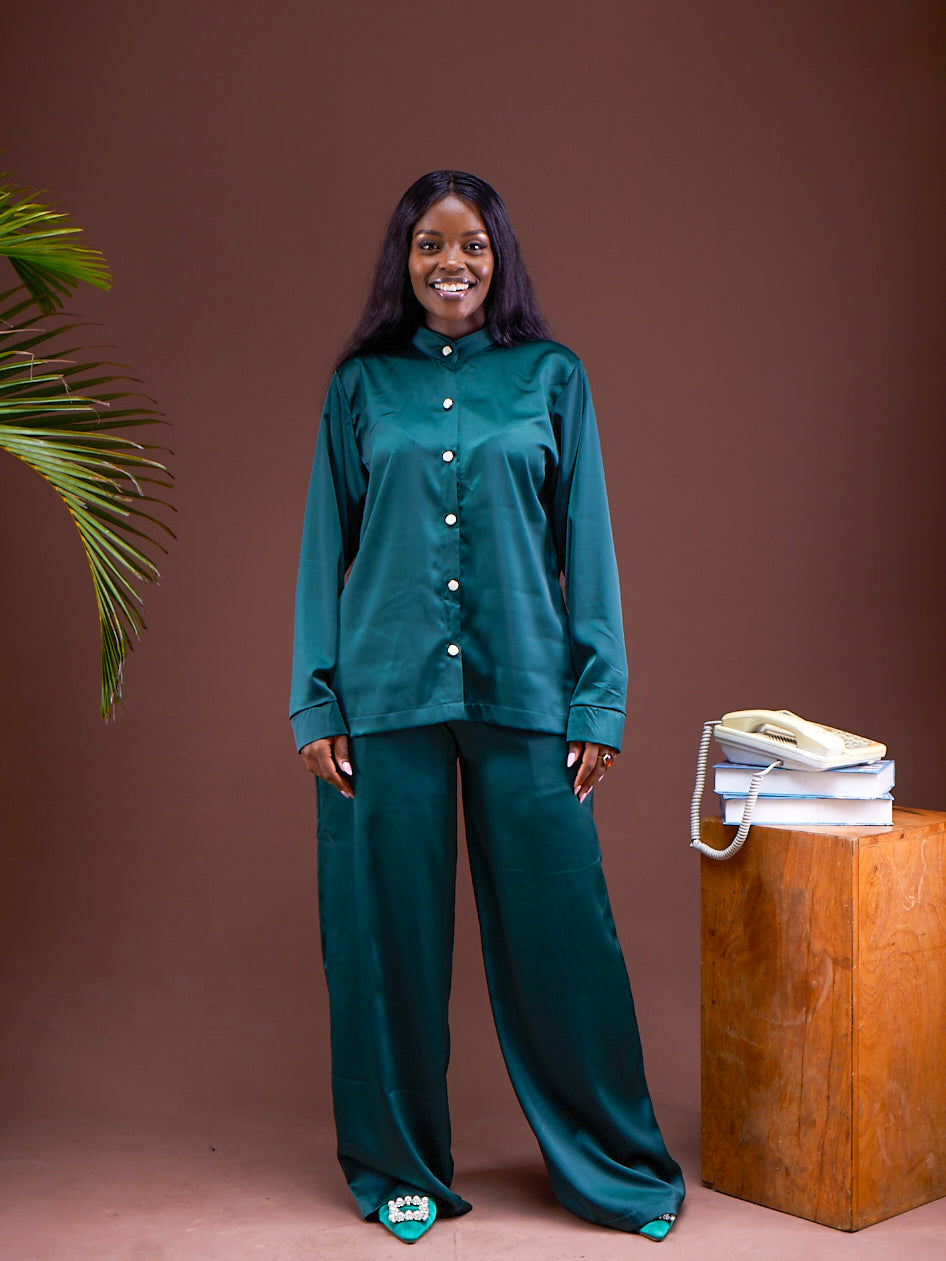 Nala Two Piece Set - Emerald Green