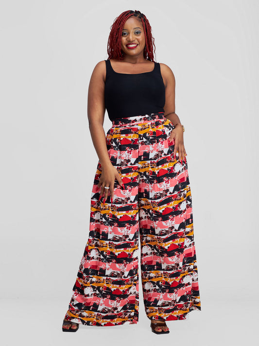 Kai Abstract Pants - Abstract Print