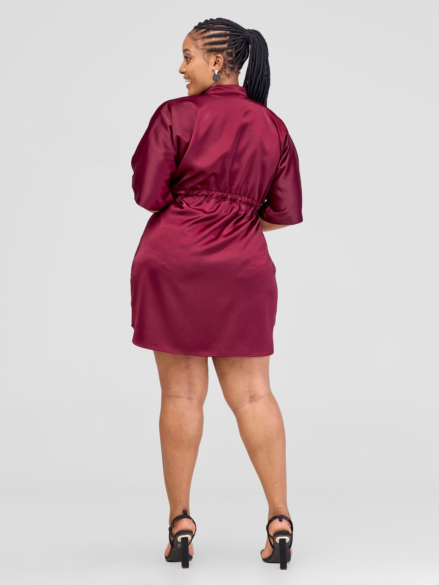 Eleanor Dress - Maroon