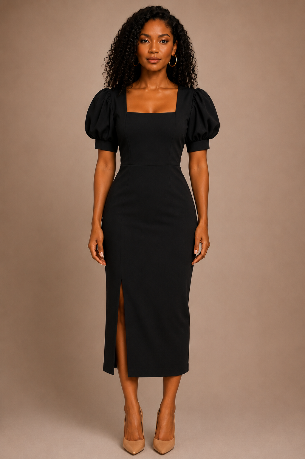 The Selene Dress - Black