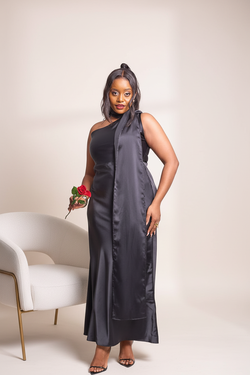 Clarisse Dress - Midnight Black