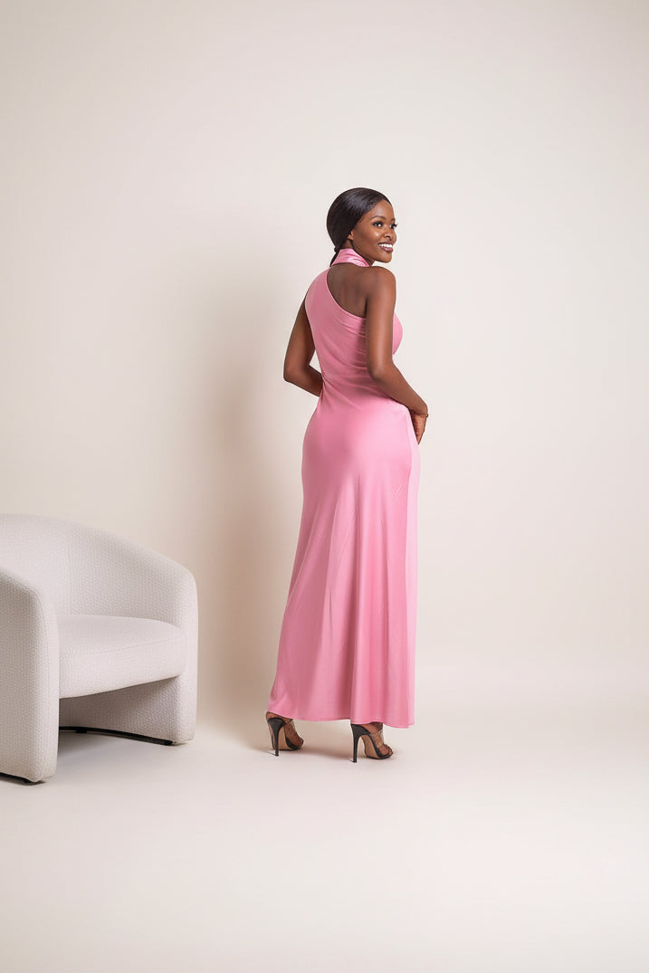 Clarisse Dress - Blush Pink