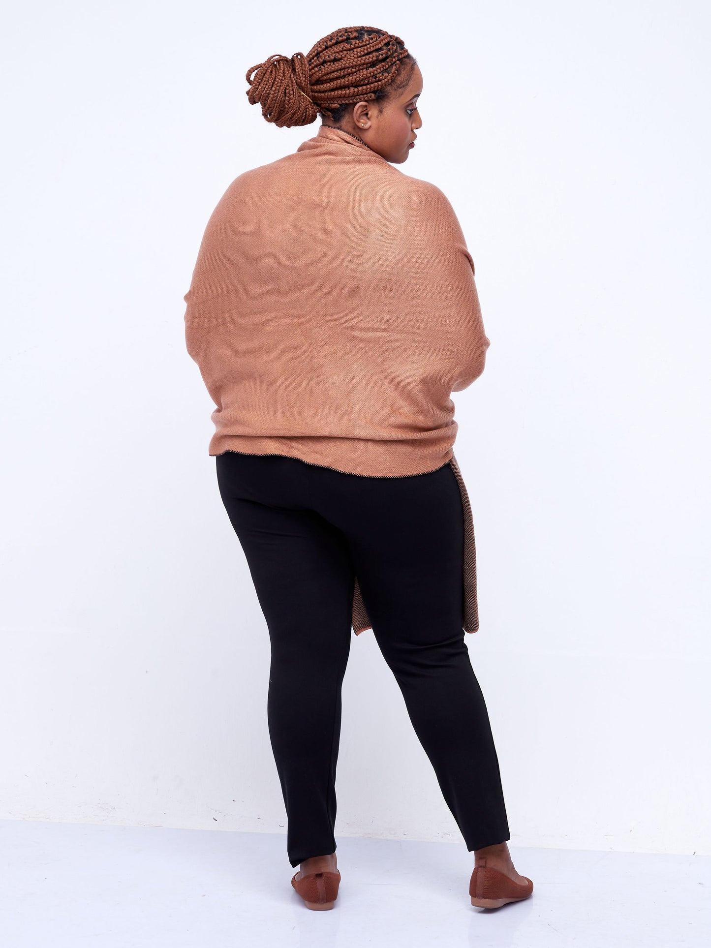 Elsie Glamour Zahra Hygge Shawl-Nude